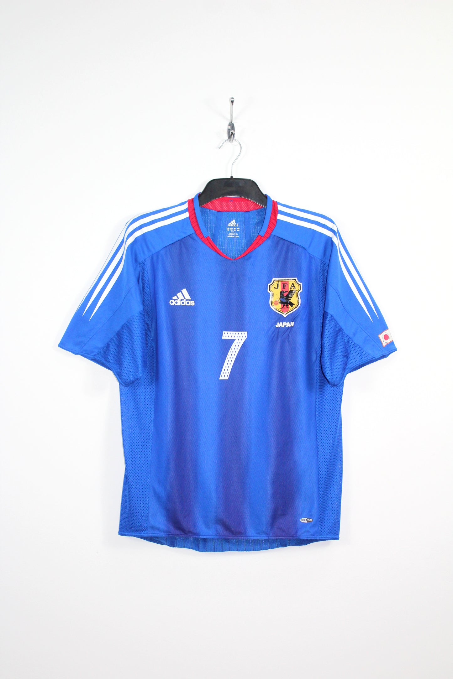 JAPAN 2004-06 ADIDAS AUTHENTIC PLAYER ISSUE HOME FOOTBALL SHIRT NAKATA #7 LARGE