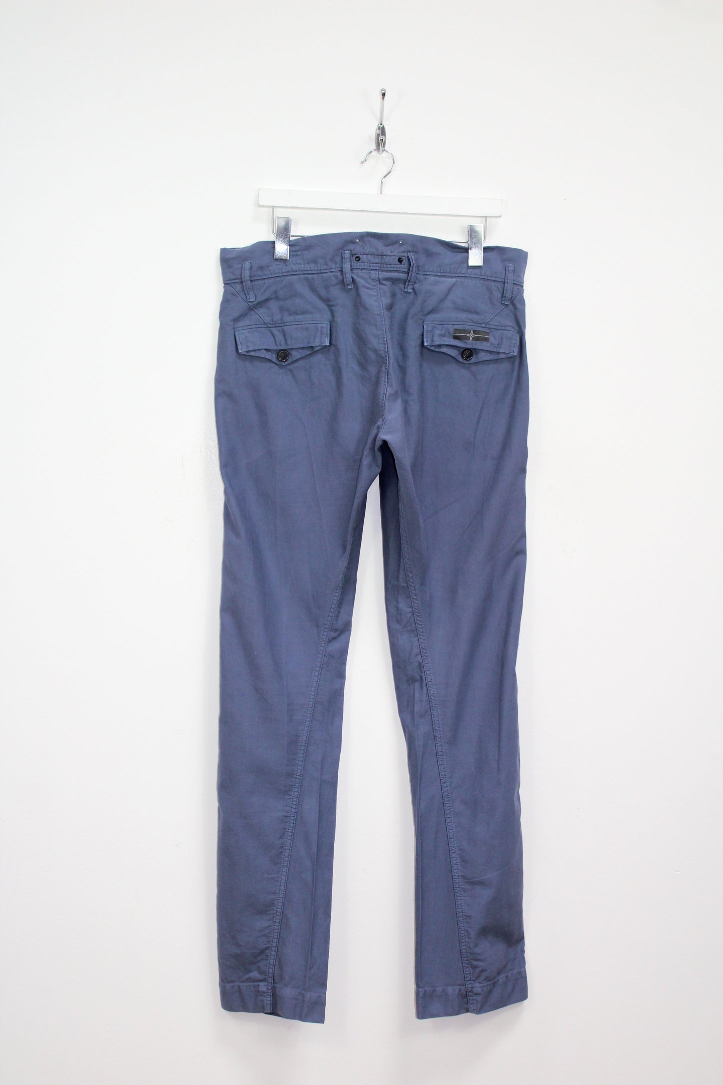 STONE ISLAND DENIMS SS 2009 STRAIGHT LEG LINO FLAX COTTON TROUSERS W 34" x L 36"
