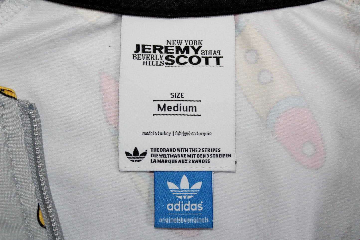 ADIDAS ORIGINALS x JEREMY SCOTT AFRICAN SURFBOARD TRACKSUIT TOP JACKET MEDIUM