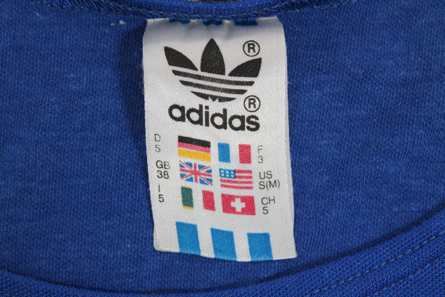 ADIDAS 80'S VINTAGE RUNNING SPRINTER JERSEY D5 MEDIUM