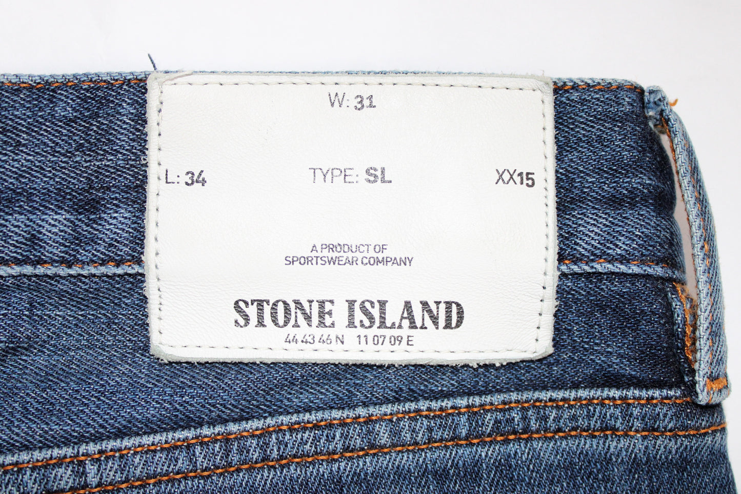 STONE ISLAND TYPE SL SLIM FIT JEANS W 31" x L 31"