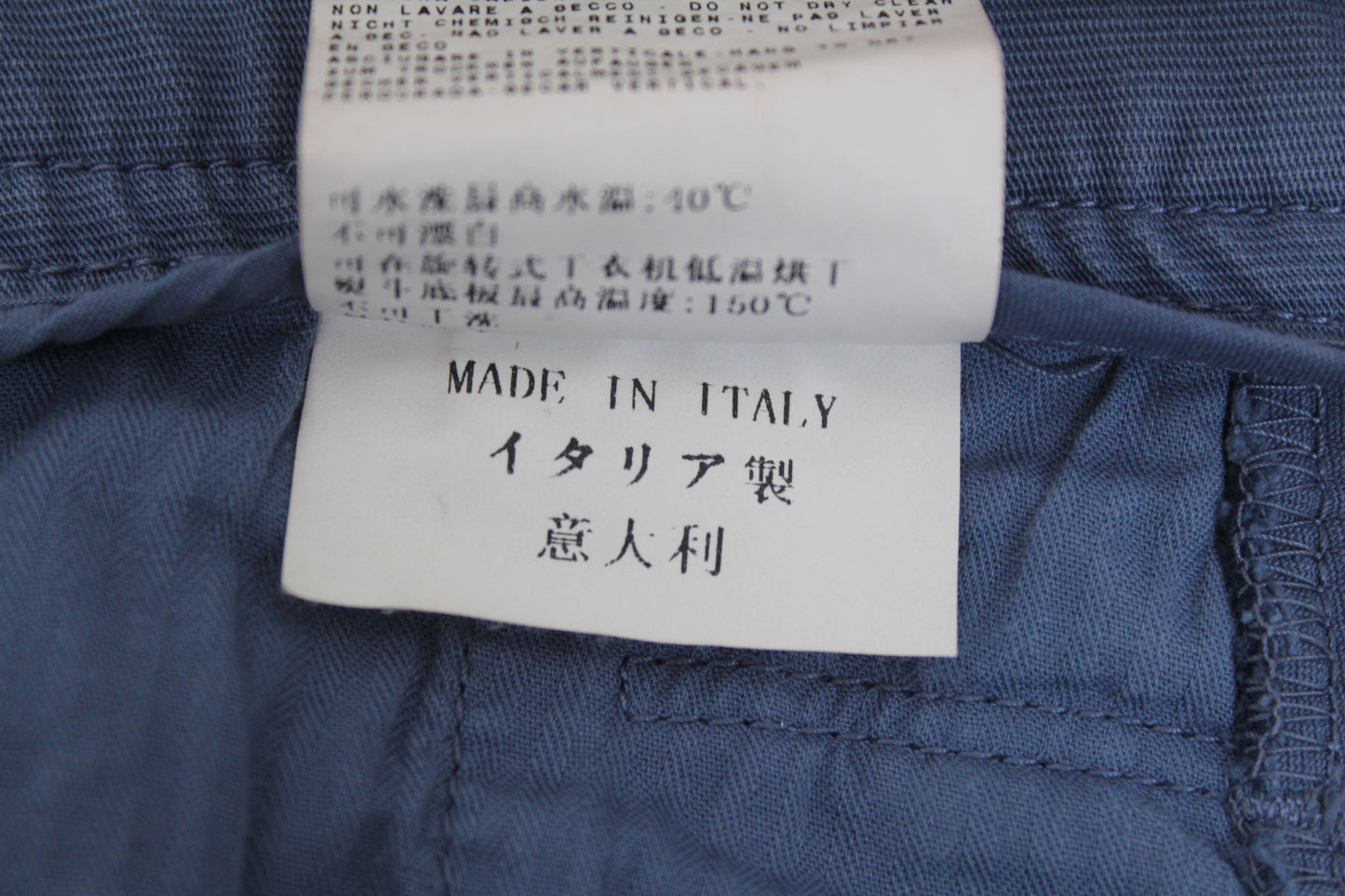 STONE ISLAND DENIMS SS 2009 STRAIGHT LEG LINO FLAX COTTON TROUSERS W 34" x L 36"