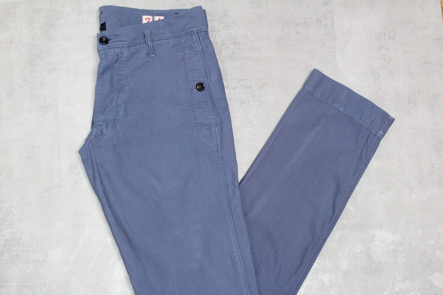 STONE ISLAND DENIMS SS 2009 STRAIGHT LEG LINO FLAX COTTON TROUSERS W 34" x L 36"
