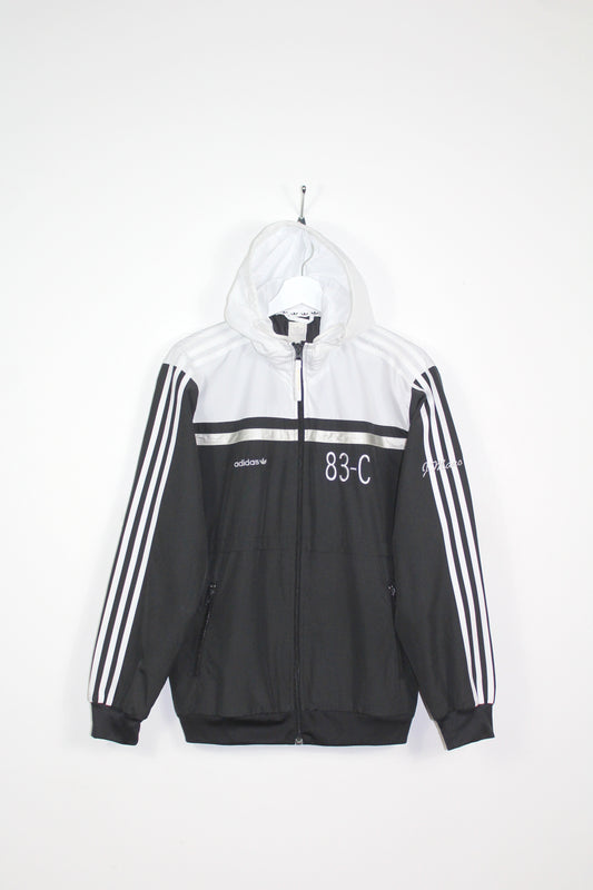 ADIDAS ORIGINALS 83-C J.MANO HOODIE TRACKSUIT TOP JACKET SMALL