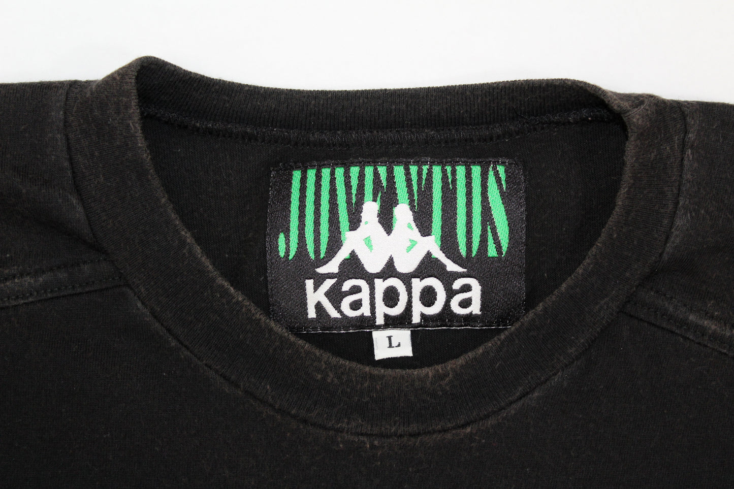 JUVENTUS 1990-91 KAPPA VINTAGE SYSTEM TRAINING T-SHIRT LARGE