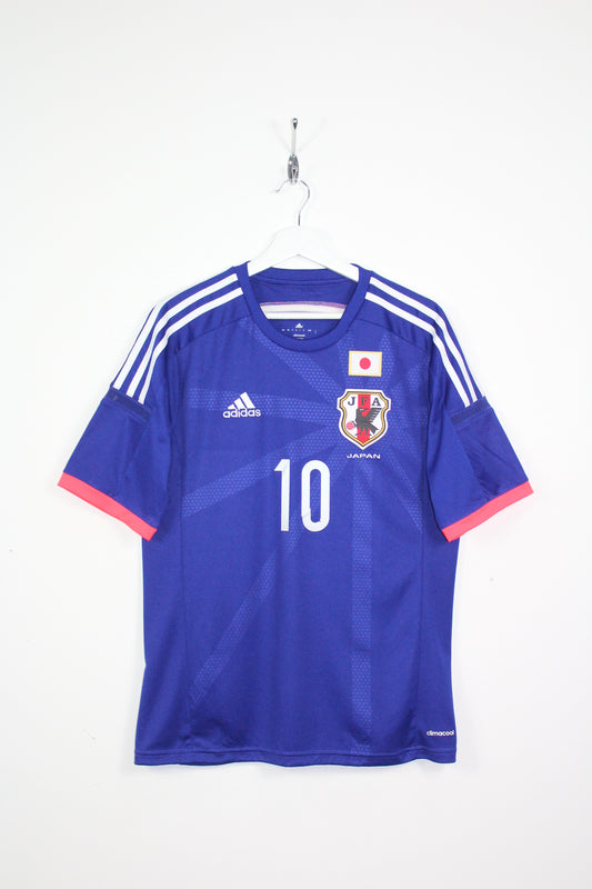 JAPAN WORLD CUP 2014 ADIDAS HOME FOOTBALL SHIRT KAGAWA #10 SMALL