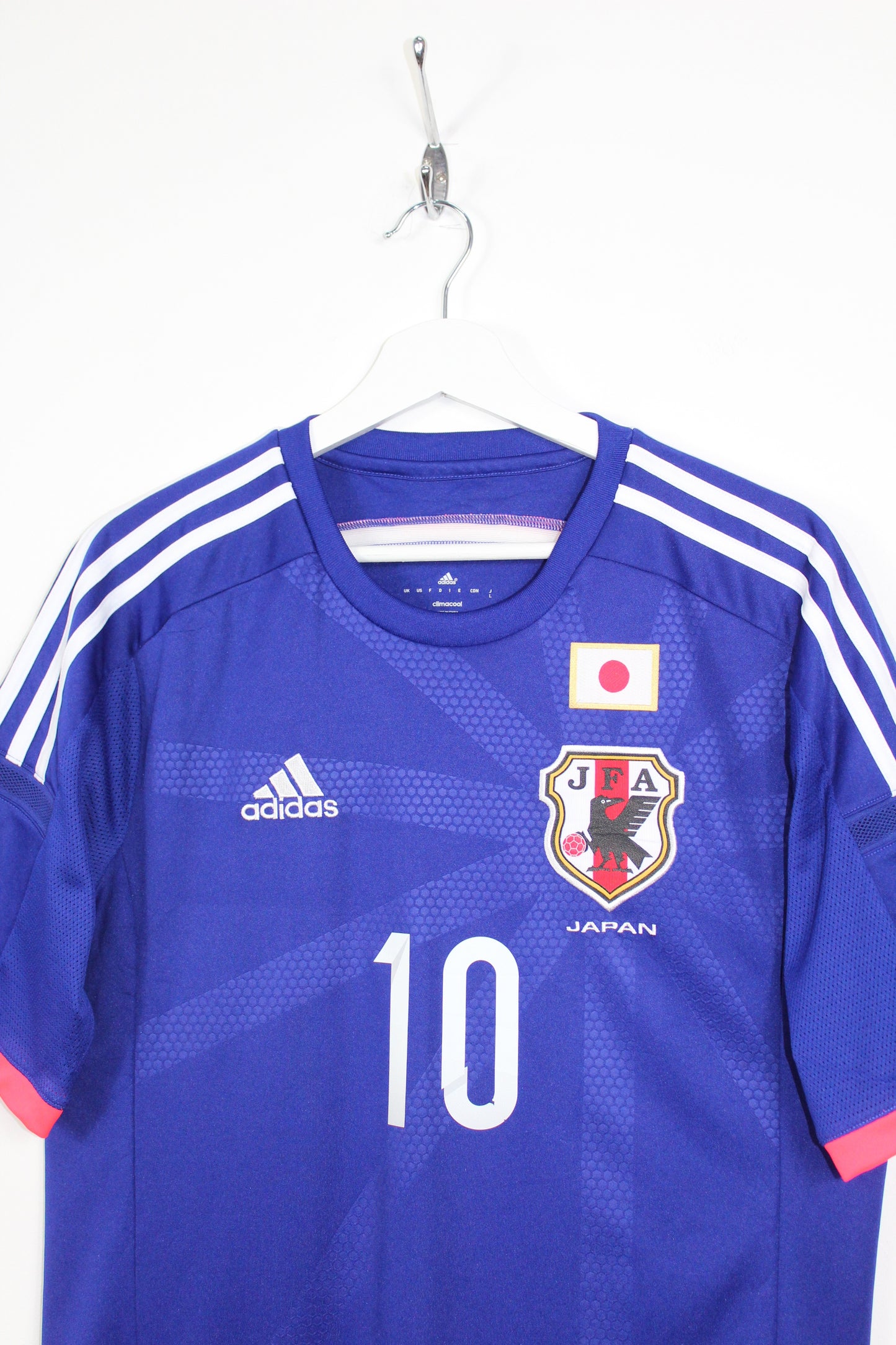 JAPAN WORLD CUP 2014 ADIDAS HOME FOOTBALL SHIRT KAGAWA #10 SMALL