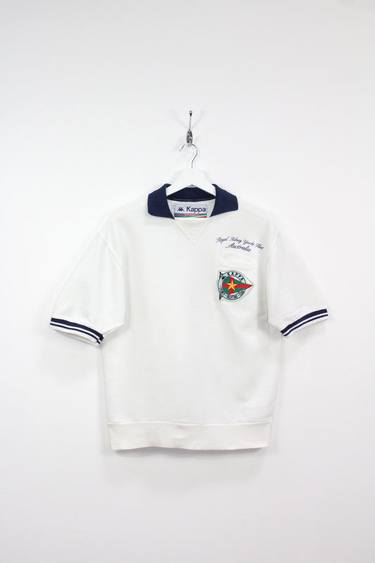 KAPPA 80'S VINTAGE SIDNEY YACHTING CLUB SHORT SLEEVES SWEATSHIRT SMALL