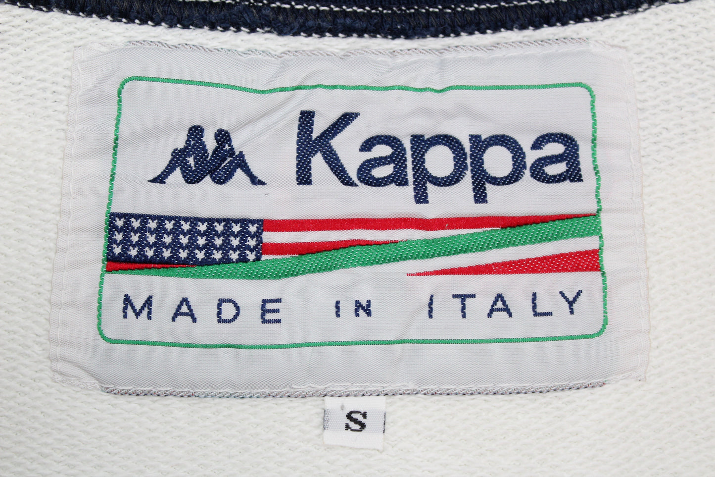 KAPPA 80'S VINTAGE SIDNEY YACHTING CLUB SHORT SLEEVES SWEATSHIRT SMALL