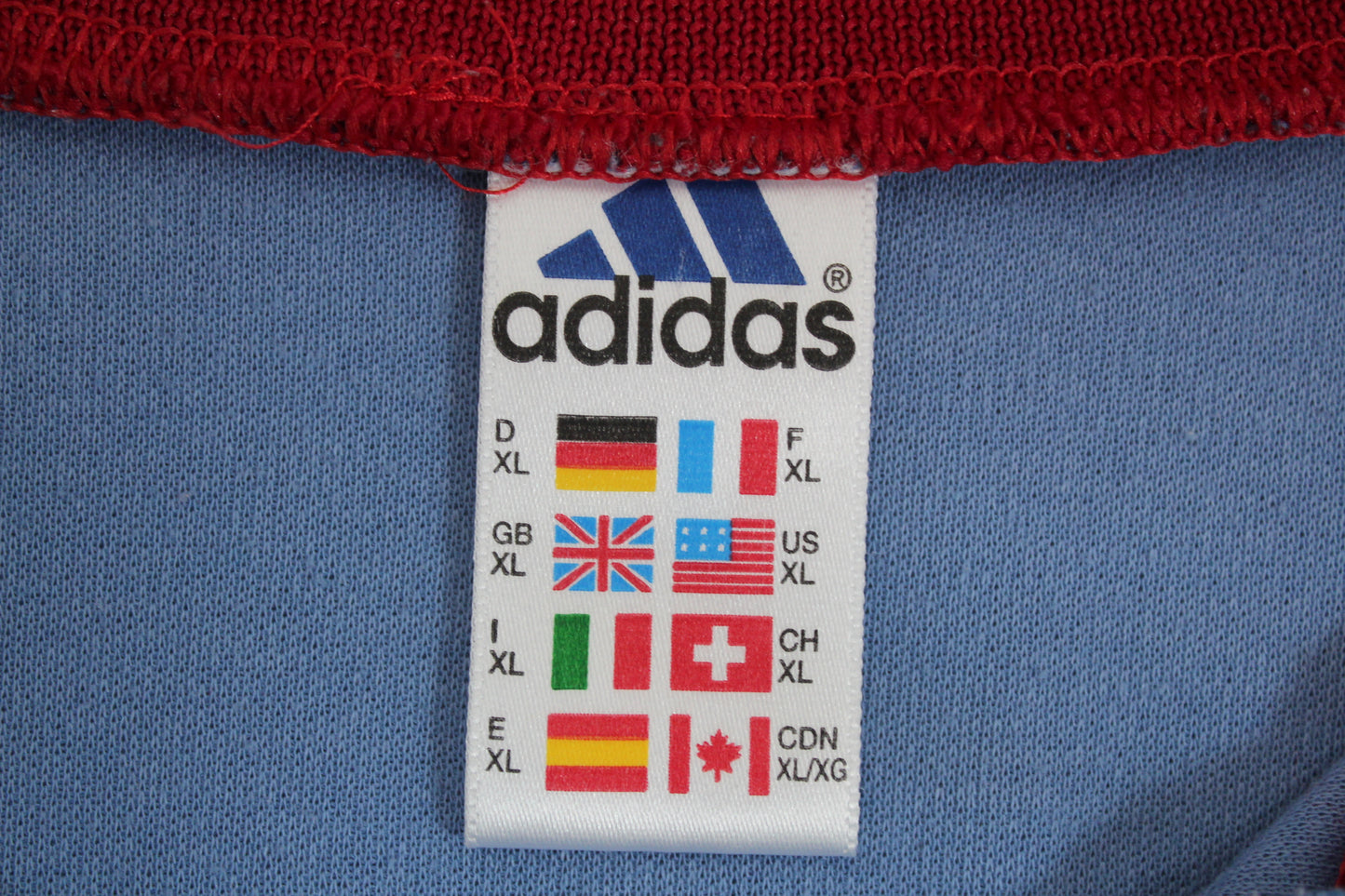 ADIDAS 90'S VINTAGE OLIVER KHAN 1998-99 TEMPLATE GOALKEEPER FOOTBALL SHIRT XL