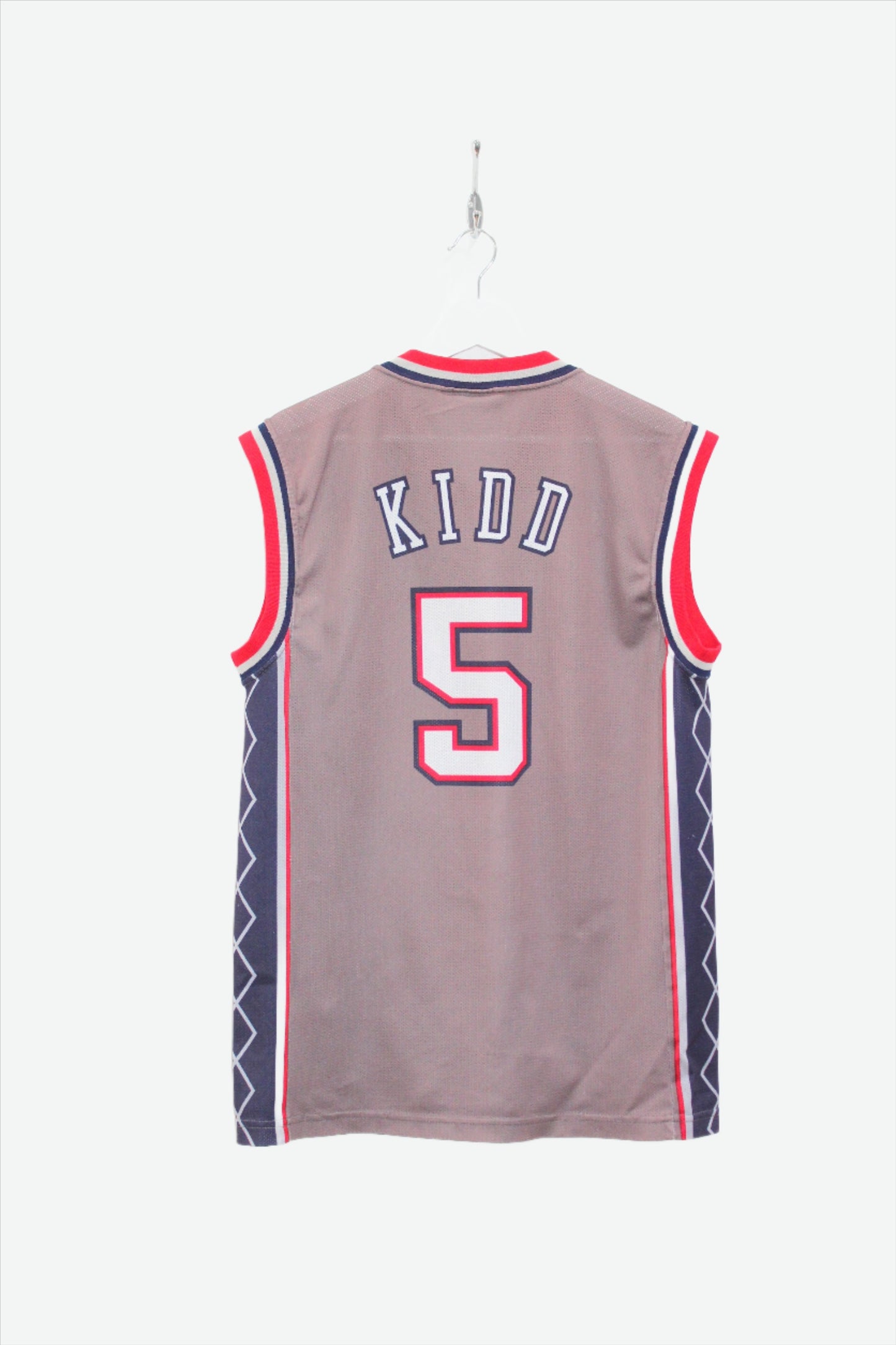 CHAMPION VINTAGE NEW JERSEY NETS 2001-05 #5 KIDD NBA JERSEY MEDIUM