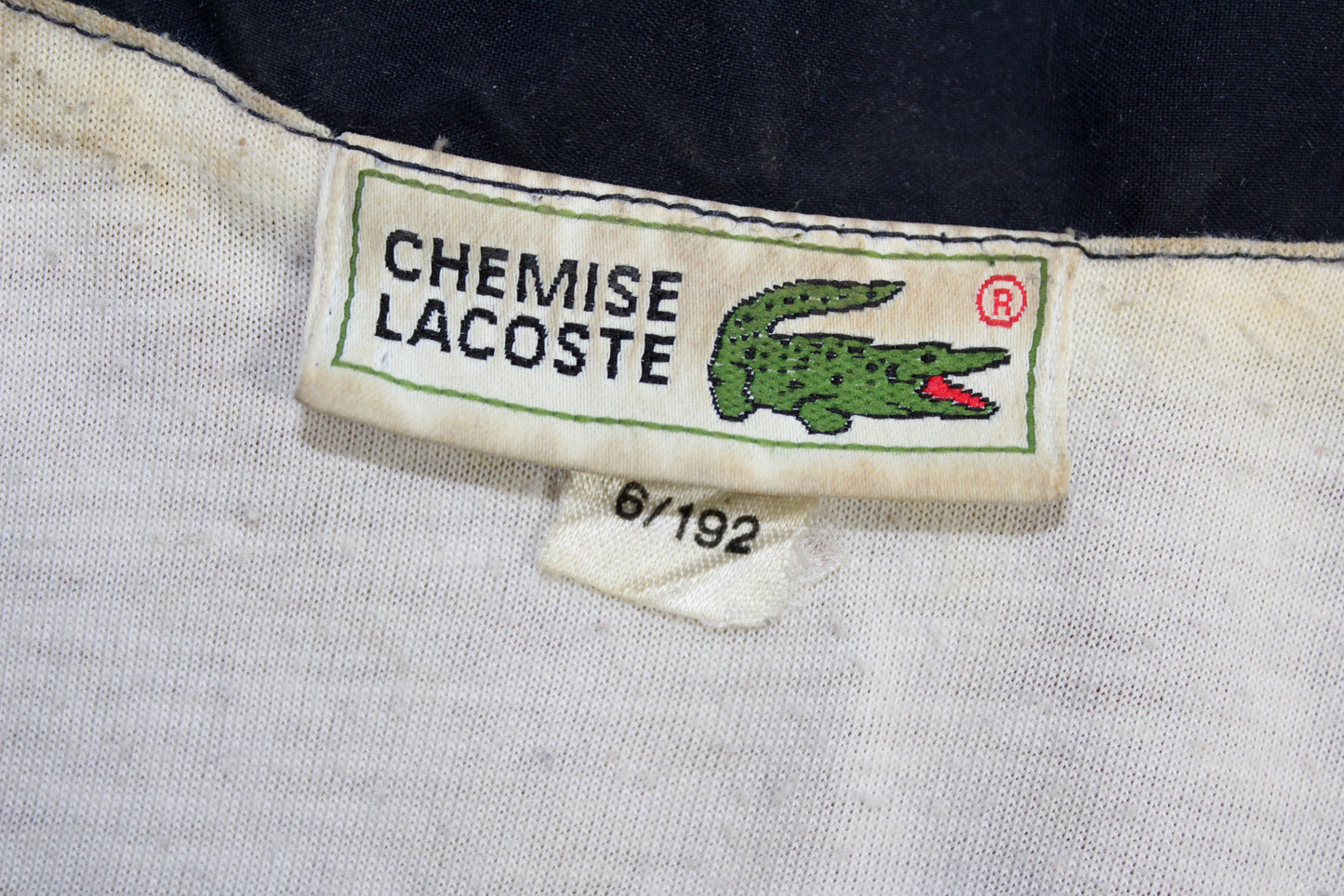 LACOSTE 80'S VINTAGE CHEMISE LACOSTE TRACKSUIT TOP JACKET XL