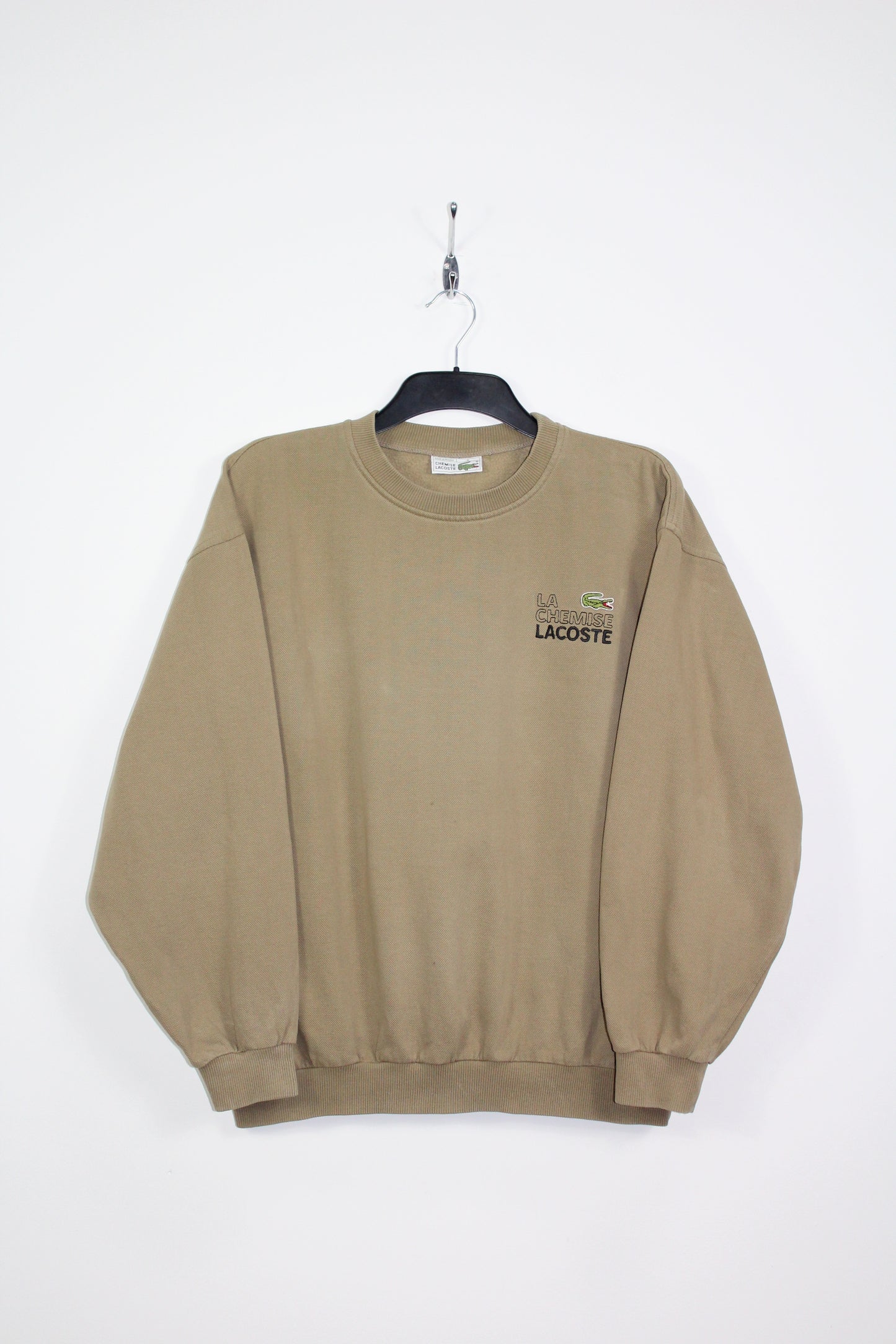 LACOSTE 90'S VINTAGE CHEMISE LACOSTE "LA CHEMISE" SWEATSHIRT XL