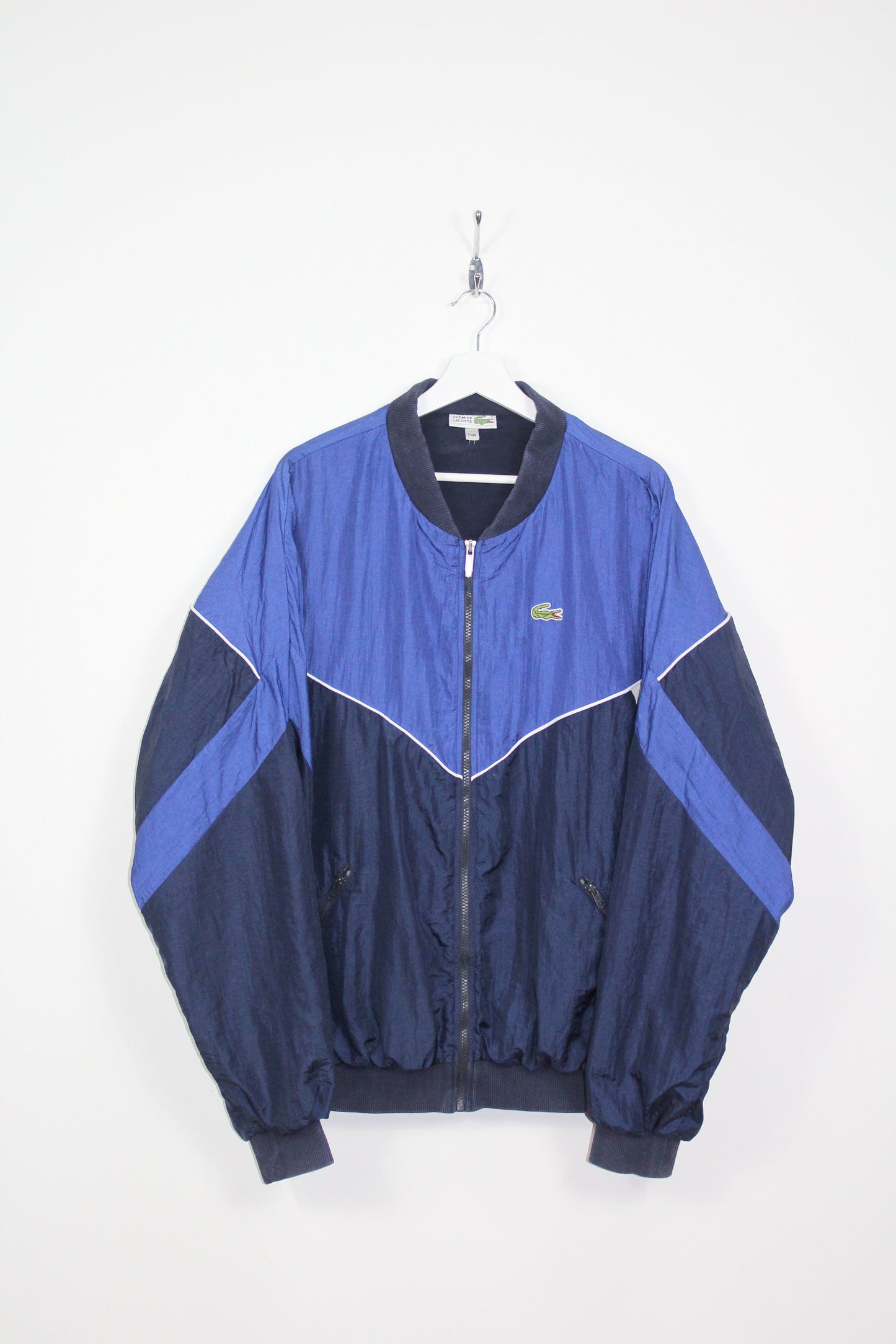 LACOSTE 80'S VINTAGE CHEMISE LACOSTE TRACKSUIT TOP JACKET XXL