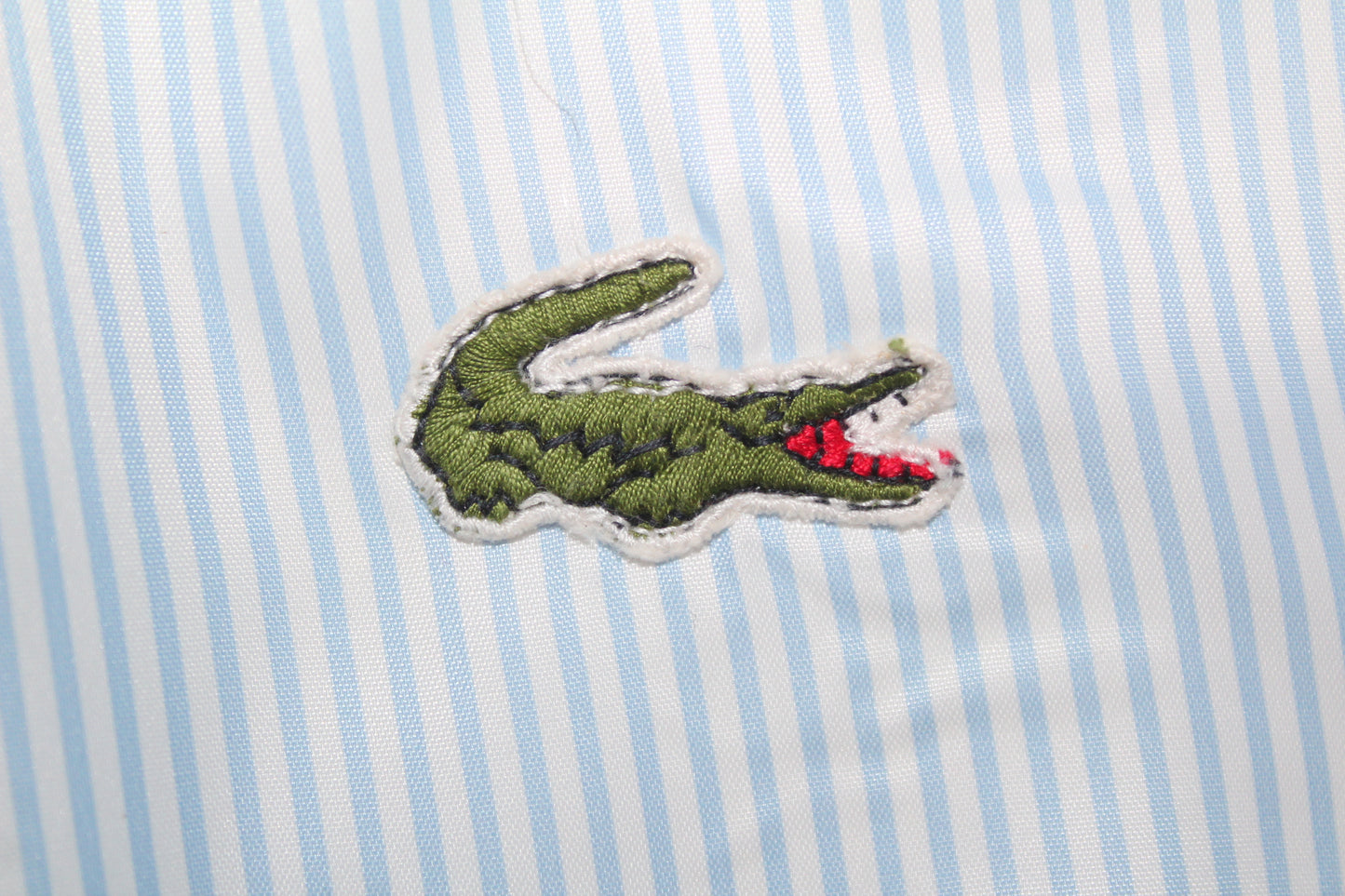 LACOSTE 80'S VINTAGE CHEMISE LACOSTE CANDY STRIPE TRACKSUIT TOP JACKET MEDIUM