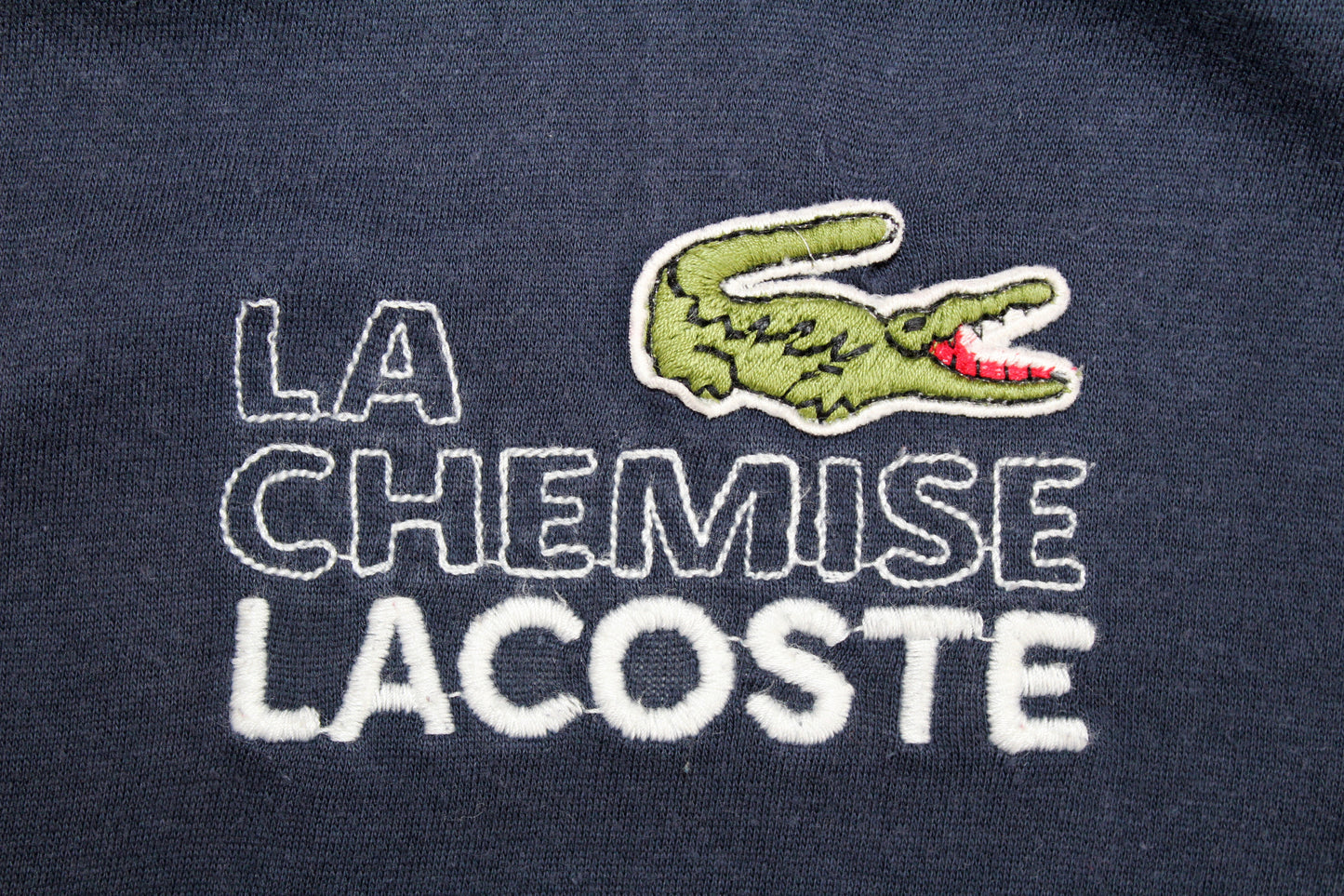 LACOSTE 90'S VINTAGE CHEMISE LACOSTE "LA CHEMISE" T-SHIRT LARGE