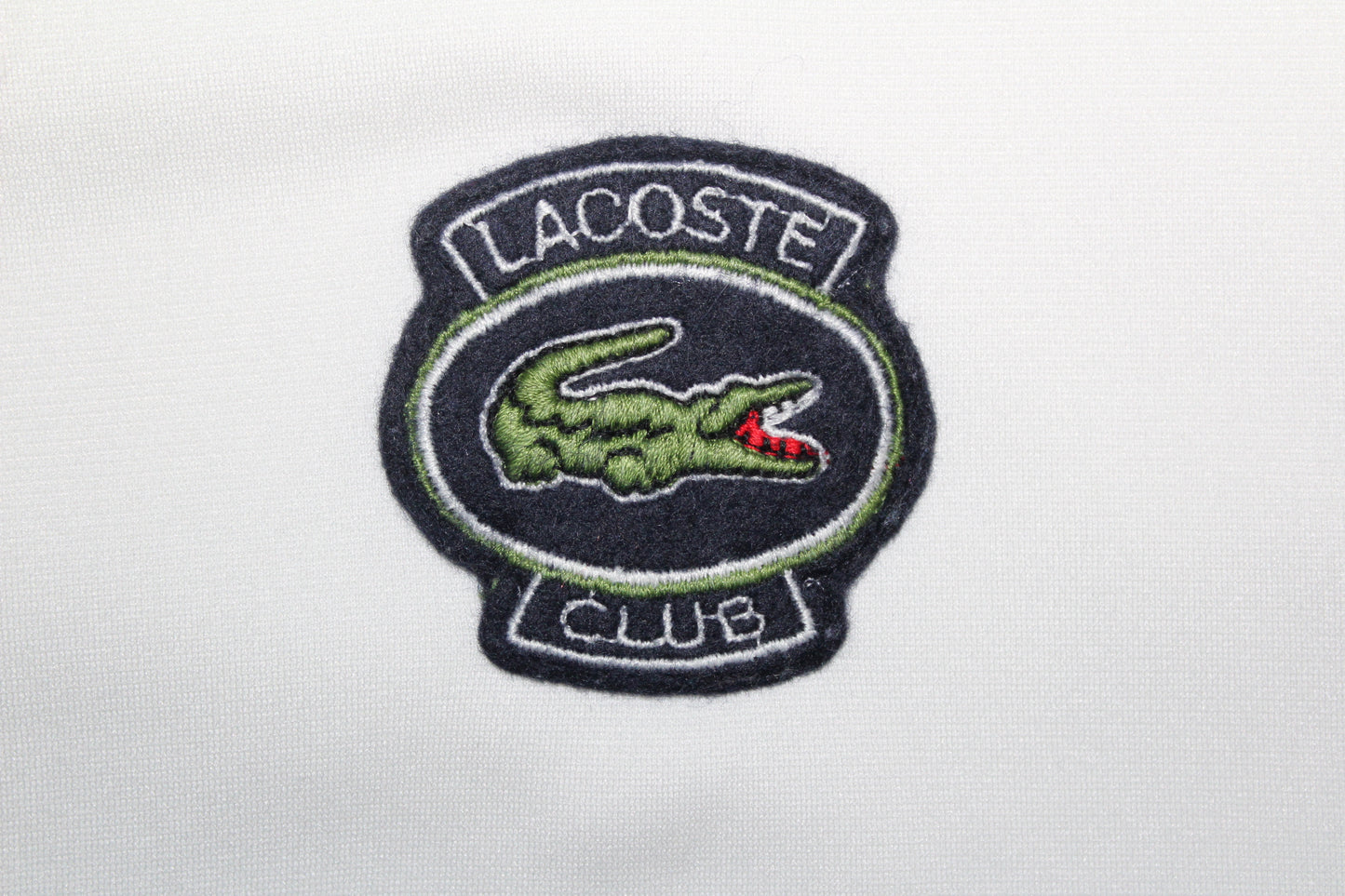 LACOSTE 80'S VINTAGE CHEMISE LACOSTE TENNIS TRACKSUIT TOP JACKET LARGE