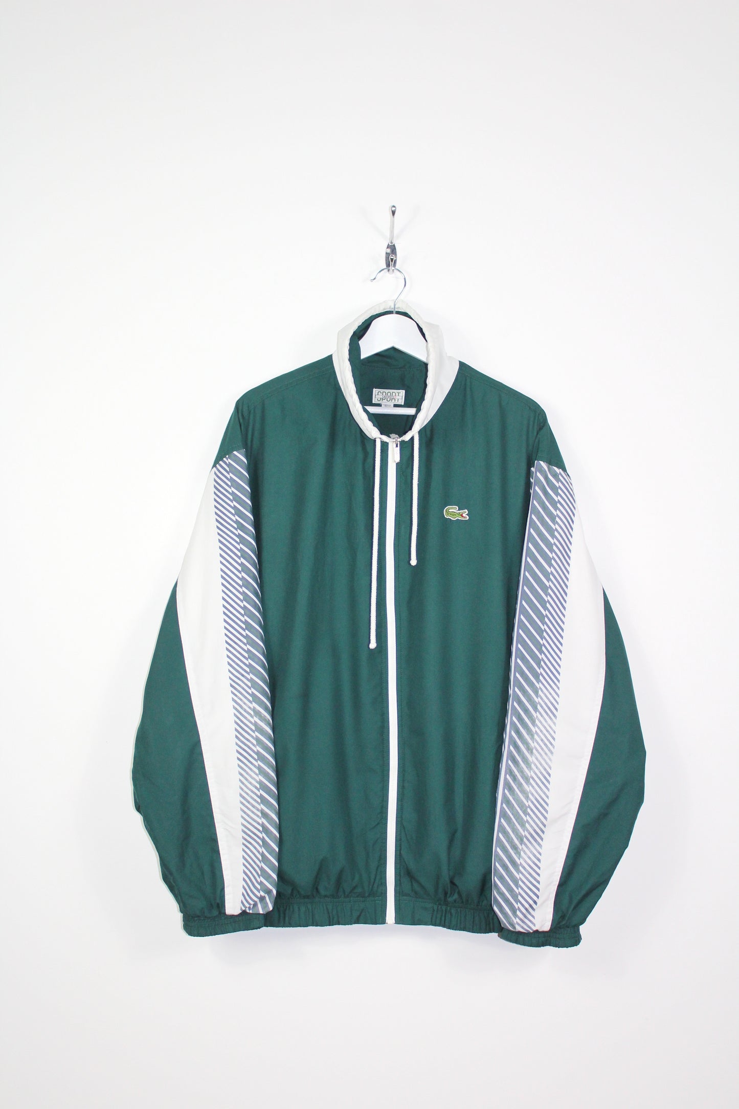 LACOSTE 90'S VINTAGE LACOSTE SPORT TRACKSUIT TOP JACKET XL