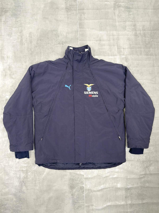 VINTAGE LAZIO 2001-02 PUMA PADDED BENCH JACKET MEDIUM