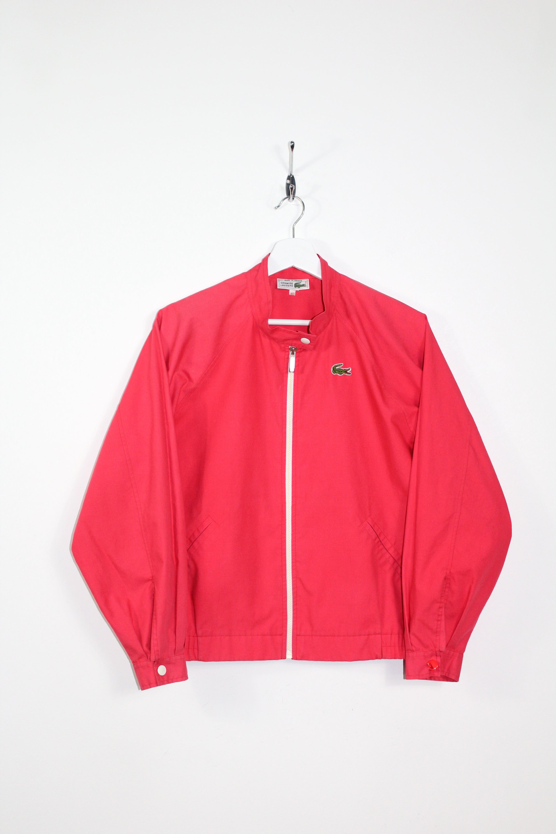 LACOSTE 80 S VINTAGE CHEMISE LACOSTE TRACKSUIT TOP JACKET MEDIUM WOME Vintage80scasuals