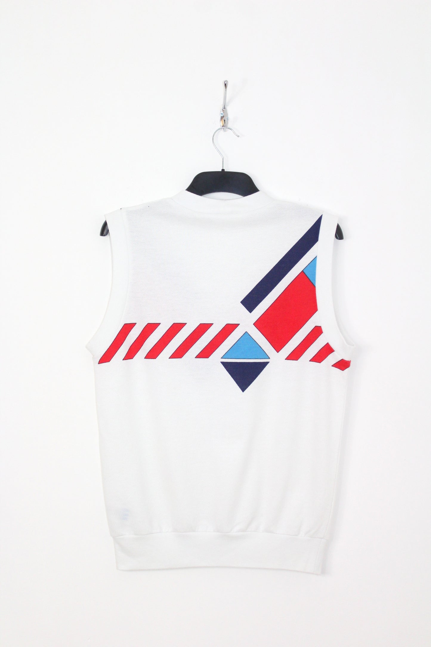 ADIDAS VINTAGE IVAN LENDL 1985 ARGYLE DIAMOND SLEEVELESS SWEATSHIRT MEDIUM