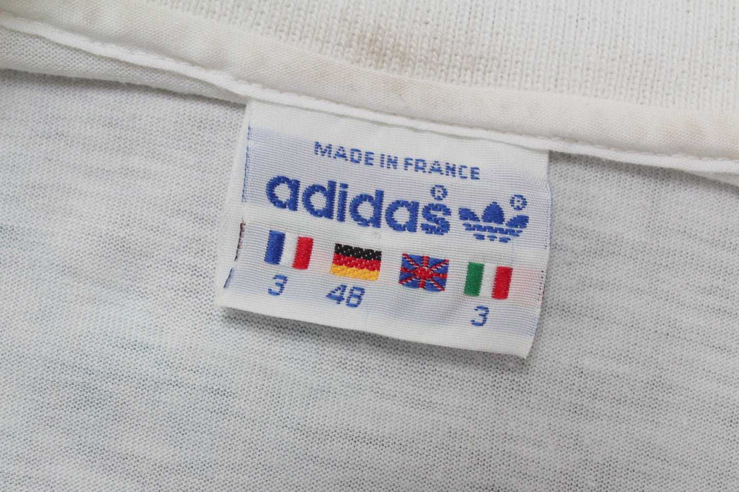 ADIDAS VINTAGE VENTEX IVAN LENDL "THE FACE" 1987 TENNIS POLO SHIRT MEDIUM