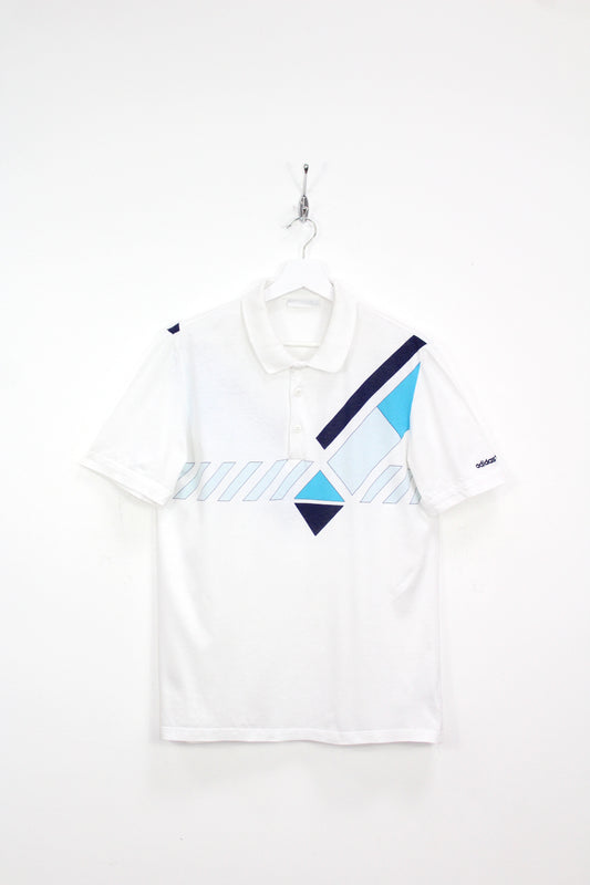 ADIDAS VINTAGE IVAN LENDL ARGYLE DIAMOND WIMBLEDON 1985 TENNIS POLO SHIRT LARGE