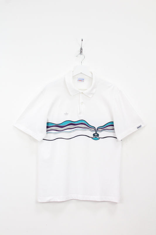 ADIDAS VINTAGE VENTEX IVAN LENDL "THE FACE" 1987 TENNIS POLO SHIRT LARGE