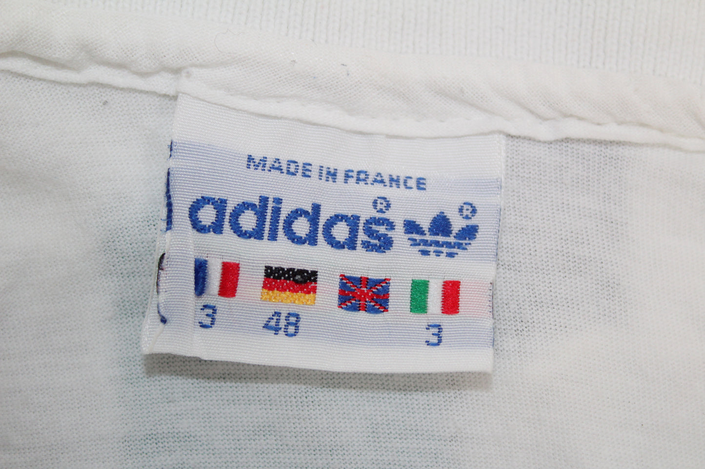 ADIDAS 80'S VINTAGE IVAN LENDL WIMBLEDON 1989 TENNIS POLO SHIRT SMALL