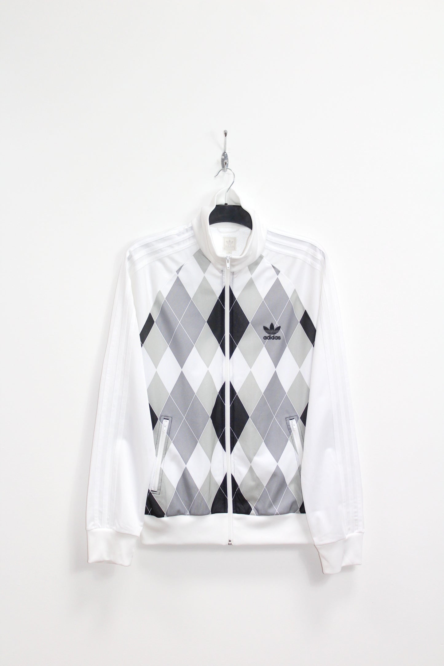 ADIDAS ORIGINALS IVAN LENDL ARGYLE DIAMOND 1982 TRACKSUIT TOP JACKET MEDIUM