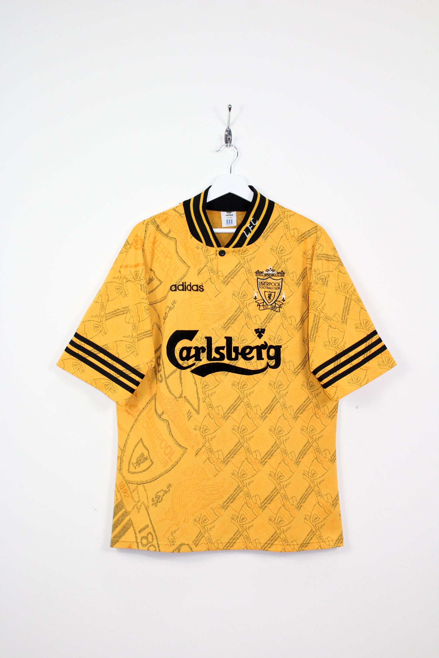 LIVERPOOL 1994-96 ADIDAS THIRD FOOTBALL SHIRT XL