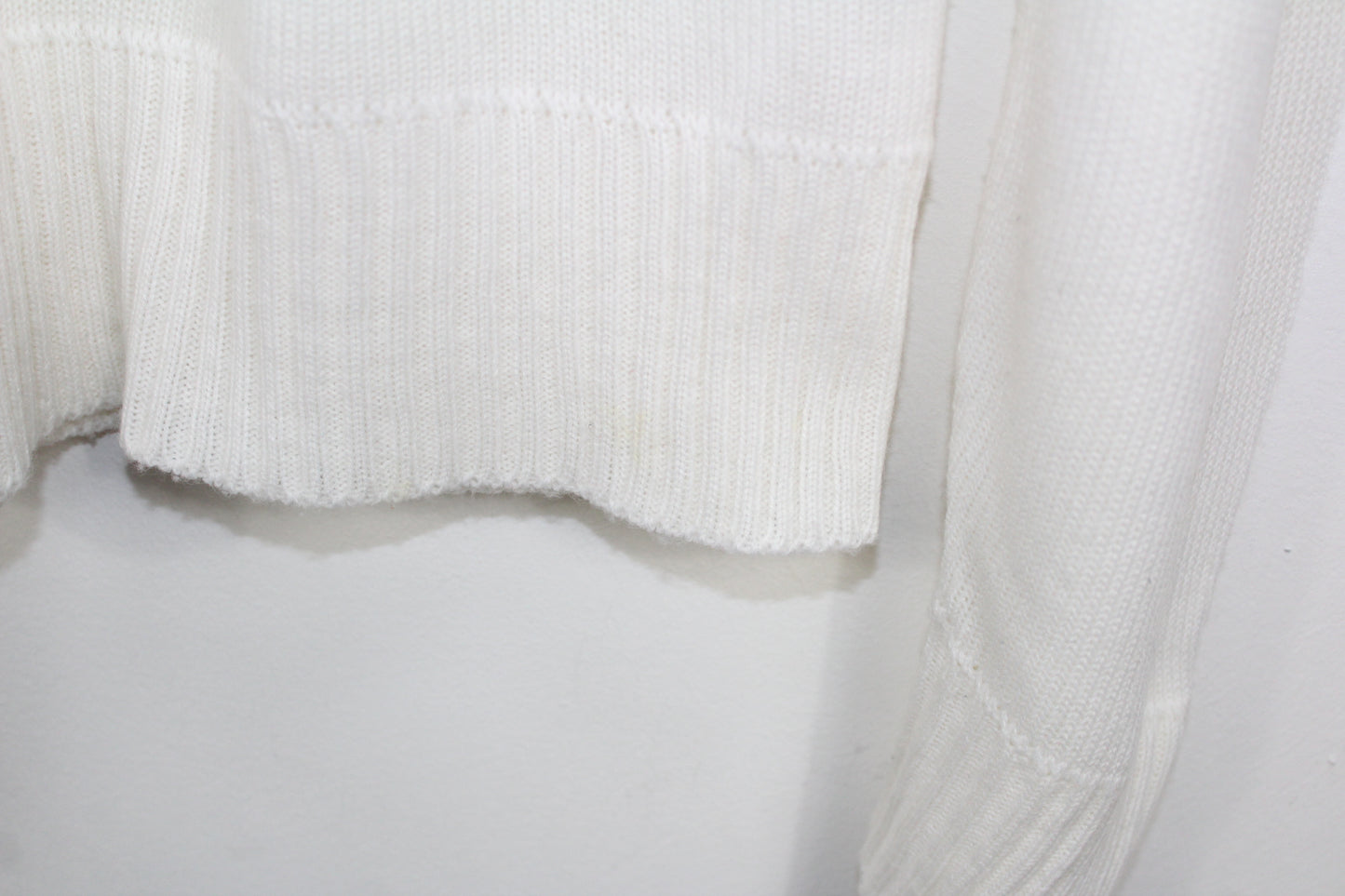 LACOSTE 80'S VINTAGE CHEMISE LACCOSTE TENNIS KNIT JUMPER LARGE