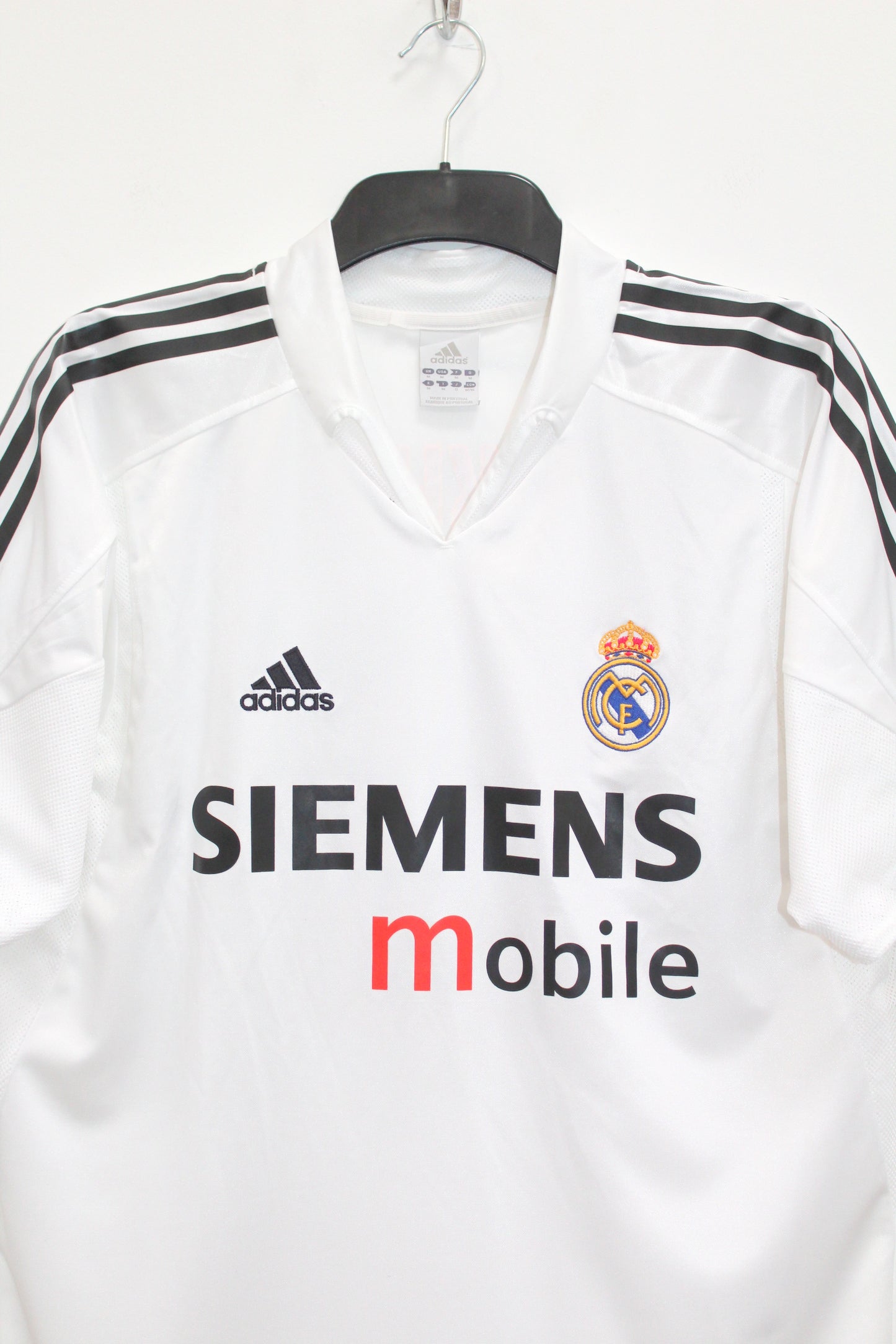 REAL MADRID 2004-05 ADIDAS HOME FOOTBALL SHIRT BECKHAM #23 MEDIUM