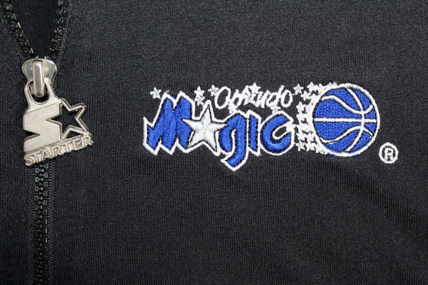 STARTER 90'S VINTAGE ORLANDO MAGIC 1/2 ZIP NBA T-SHIRT LARGE