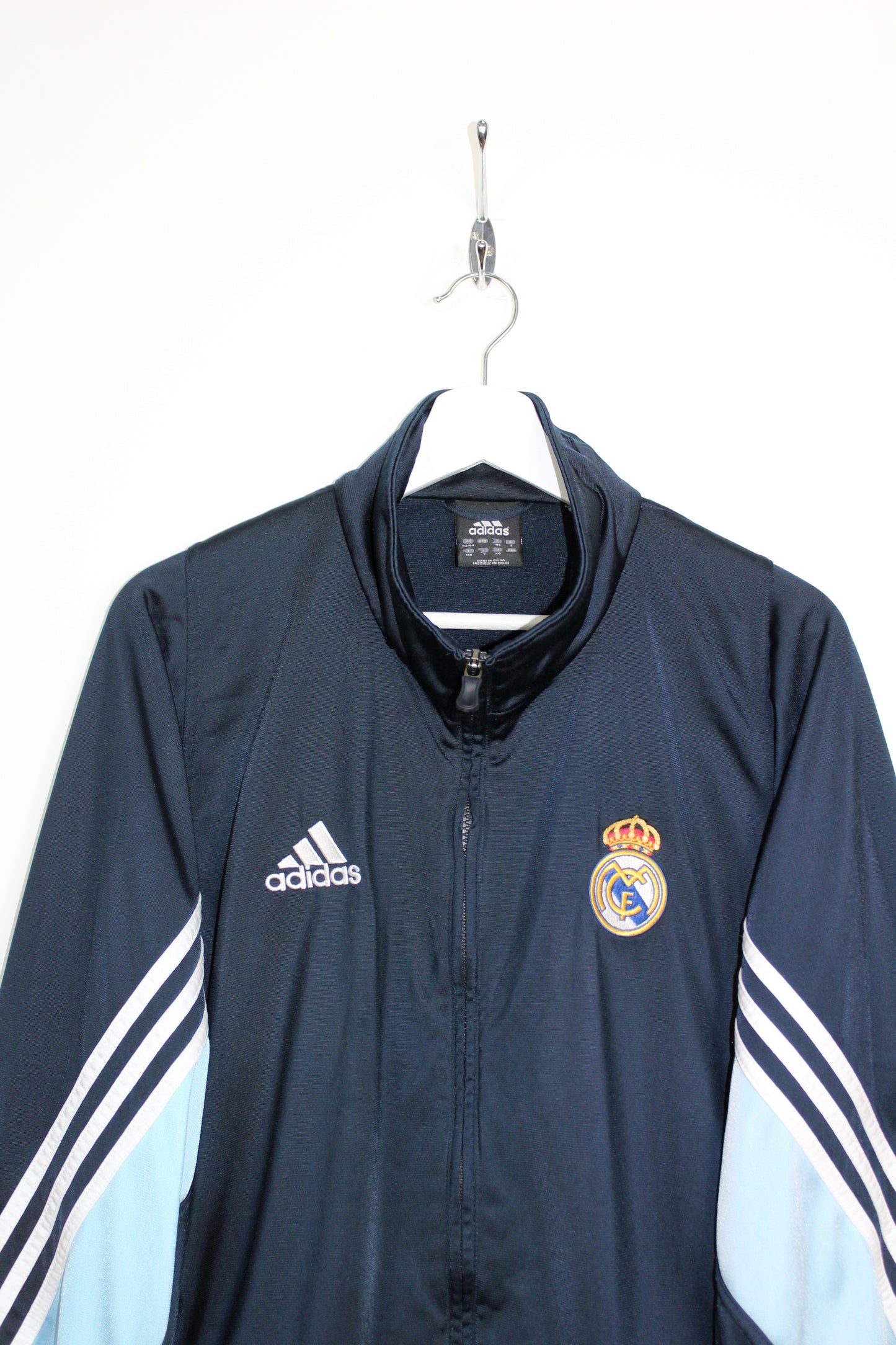 REAL MADRID 2003-04 ADIDAS VINTAGE TRACKSUIT TOP JACKET XL