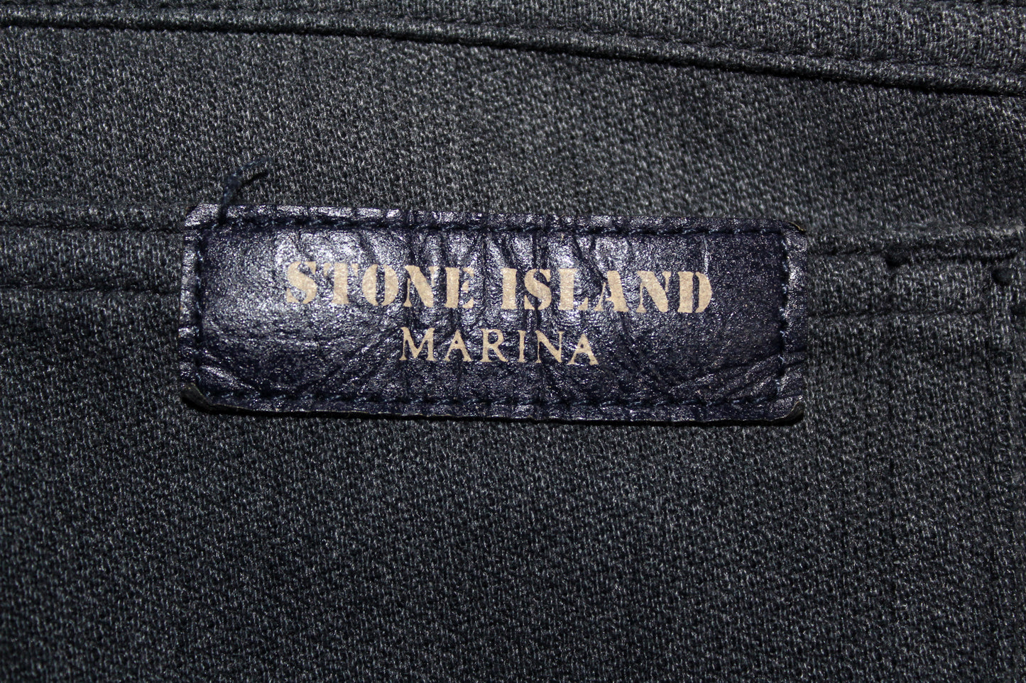 VINTAGE STONE ISLAND MARINA AW 1997 STRAIGHT LEG COTTON TROUSERS W 30" x L 30"