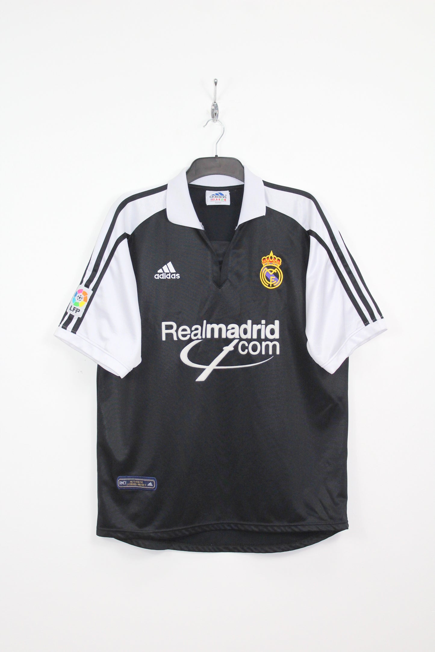 REAL MADRID 2001-02 ADIDAS AWAY FOOTBALL SHIRT XL