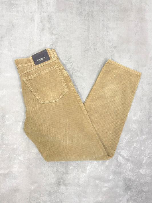 STONE ISLAND MARINA 90'S VINTAGE CORDUROY TROUSERS  W 32" x L 31"