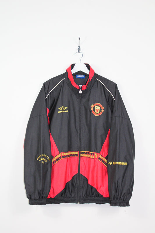 MANCHESTER UNITED 1996-97 UMBRO VINTAGE TRACKSUIT TOP JACKET XL