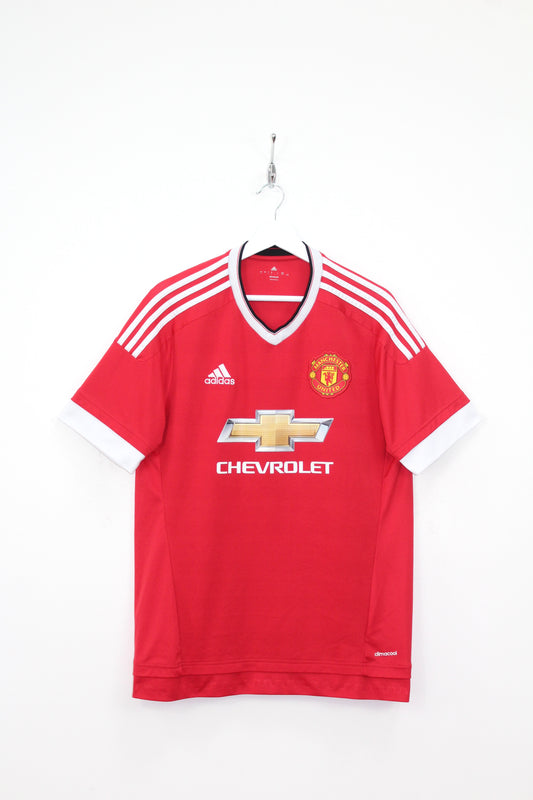 MANCHESTER UNITED 2015-2016 ADIDAS HOME FOOTBALL SHIRT LARGE