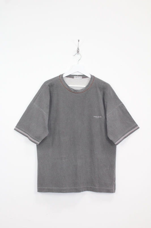 STONE ISLAND MARINA 80'S VINTAGE SPELL OUT T-SHIRT LARGE