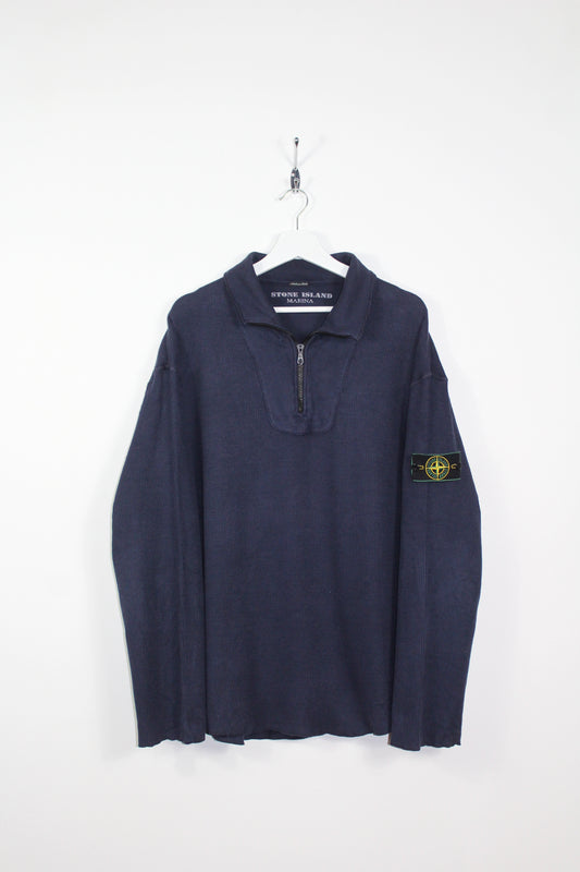 STONE ISLAND MARINA 90'S VINTAGE CORDUROY SWEATSHIRT XL