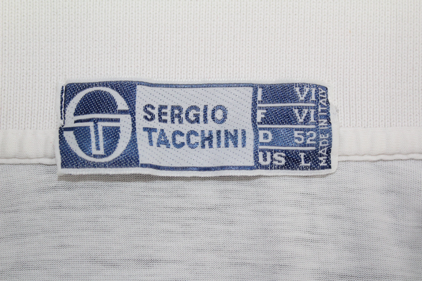 SERGIO TACCHINI VINTAGE JIMMY ARIAS 1984 TENNIS POLO SHIRT LARGE