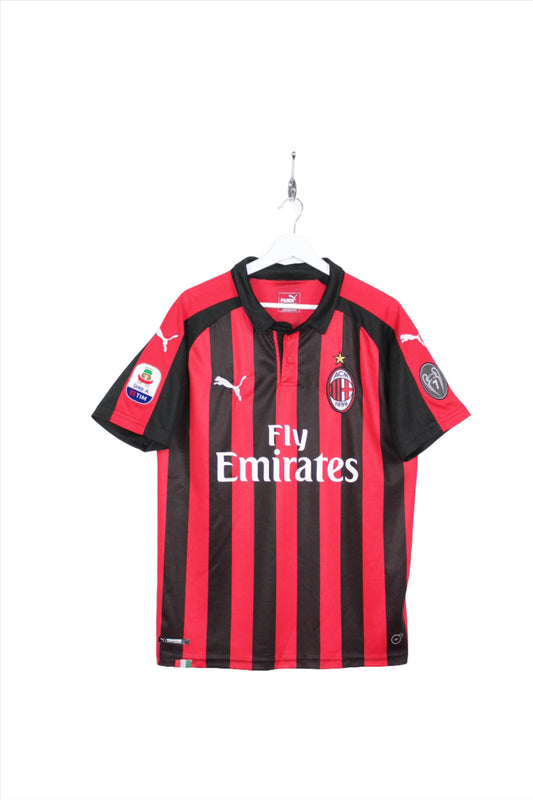 AC MILAN 2018-19 PUMA HOME FOOTBALL SHIRT PIĄTEK #19 MEDIUM