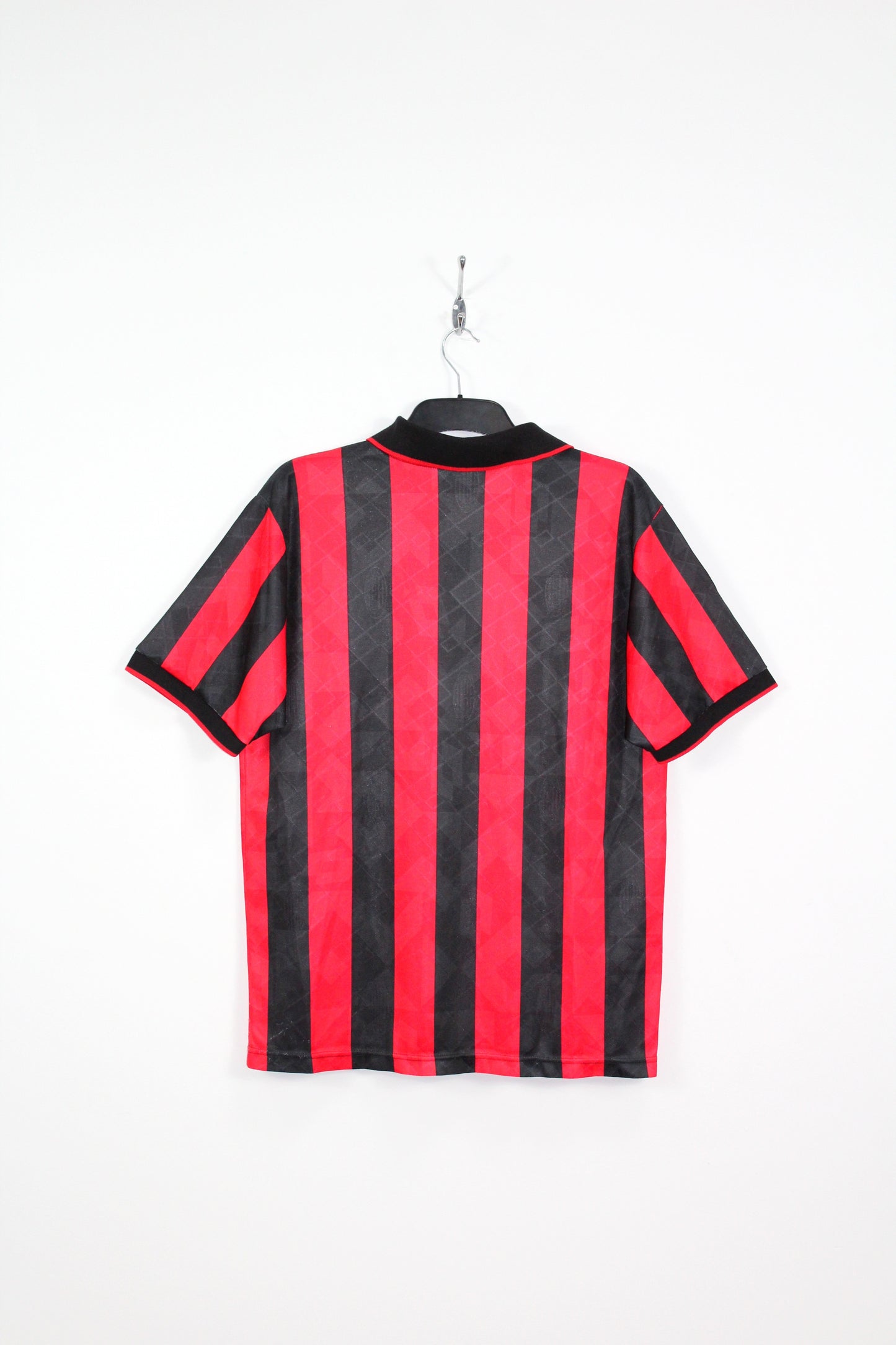 AC MILAN 1994-1995 LOTTO HOME FOOTBALL SHIRT LARGE