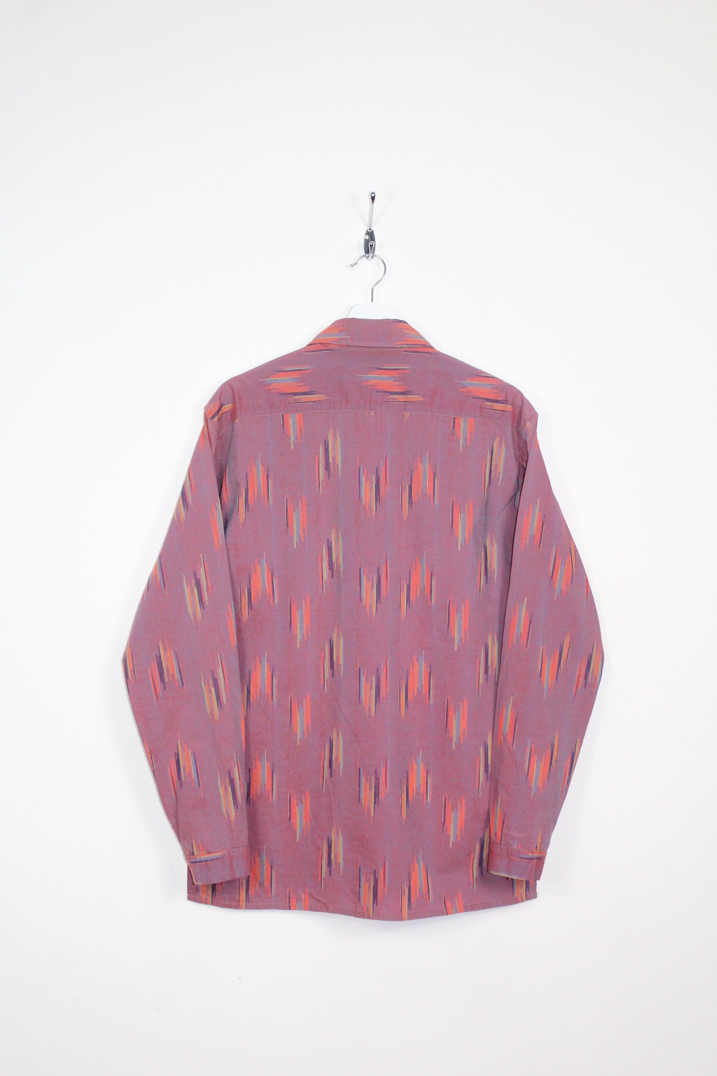 MISSONI 80'S VINTAGE ABSTRACT PATTERN LONG SLEEVE SHIRT LARGE
