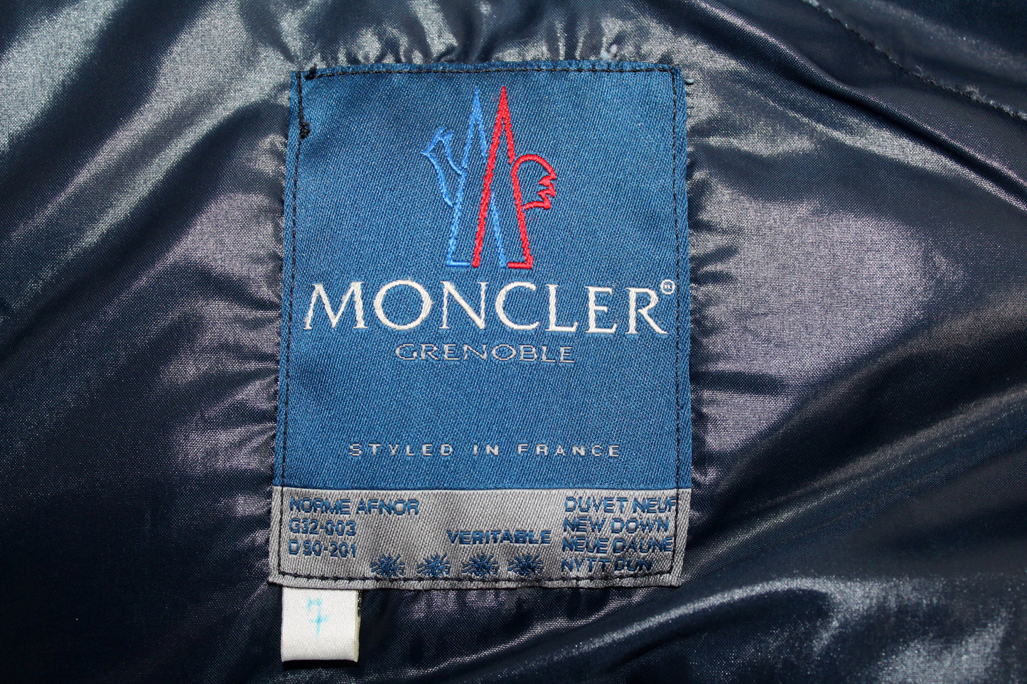 MONCLER GRENOBLE 80'S VINTAGE PUFFER PADDED DOWN JACKET XL