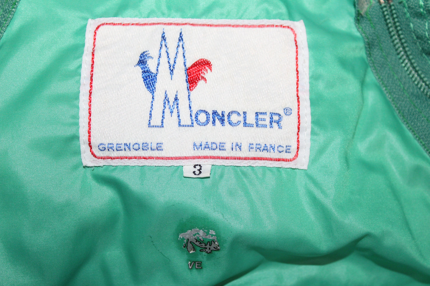 MONCLER GRENOBLE 80'S VINTAGE PUFFER PADDED DOWN JACKET LARGE