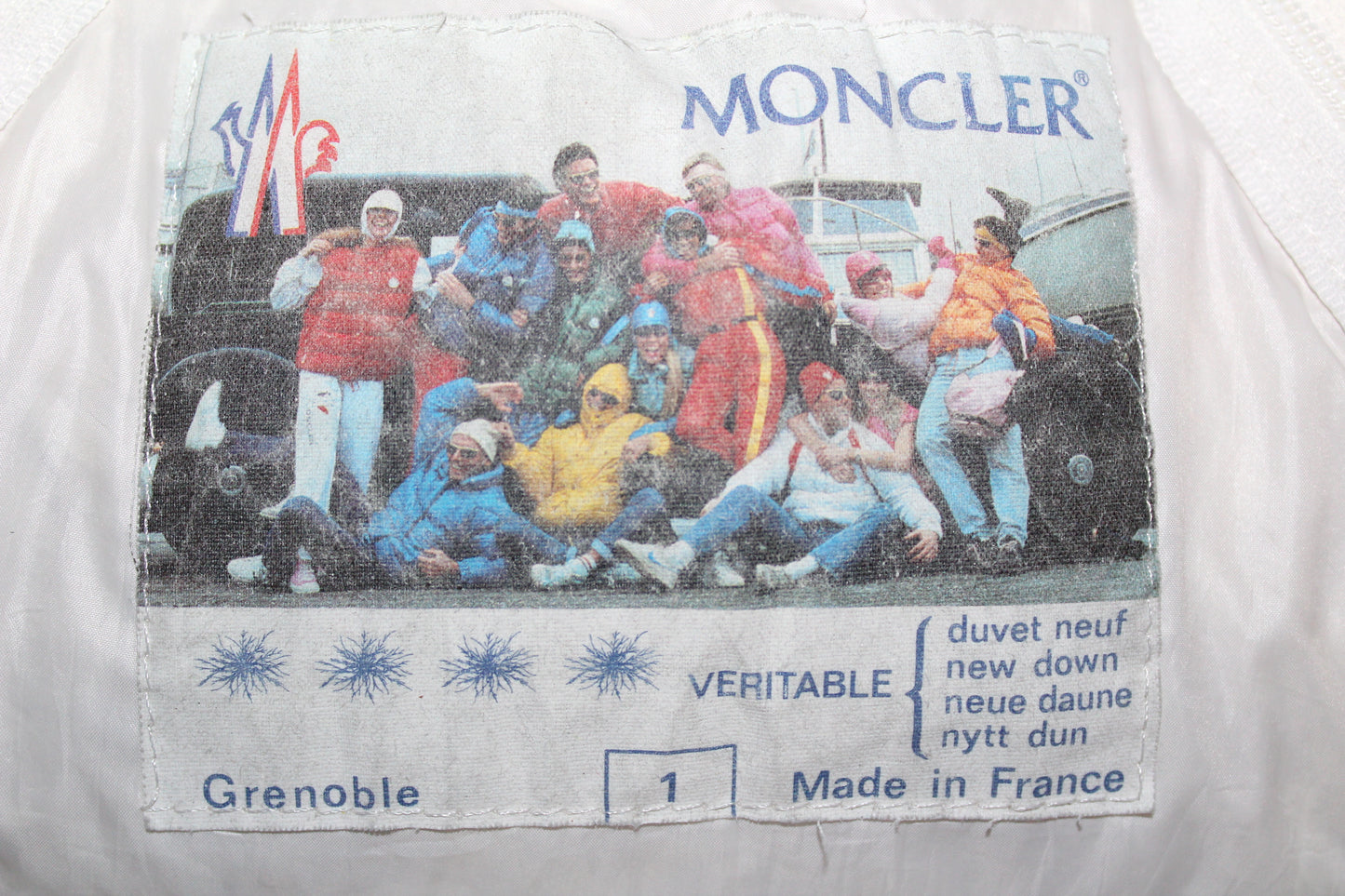 MONCLER GRENOBLE 80'S VINTAGE PUFFER PADDED DOWN JACKET SMALL