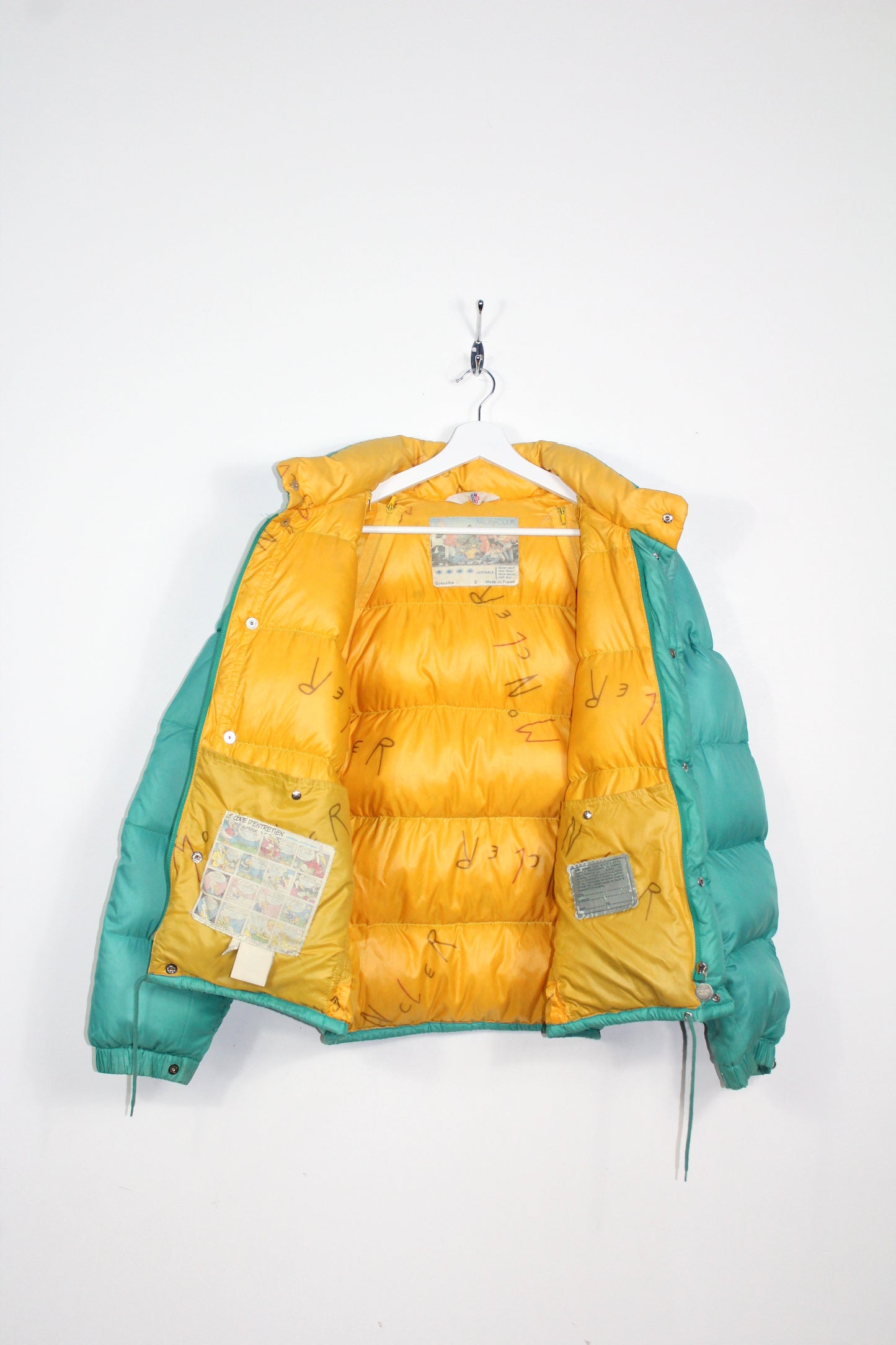 MONCLER GRENOBLE 80'S VINTAGE PUFFER PADDED DOWN JACKET MEDIUM